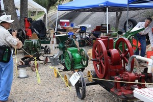 Old engine at PAAC Watson Lake Show