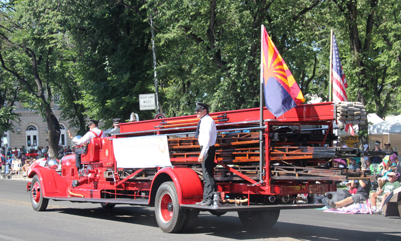 PAAC 1931 Seagrave fire truck in first parade appearance
