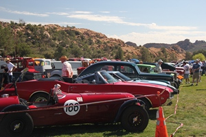 Cars at Watson Lake Show